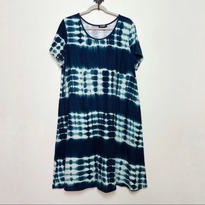 RELAXX Gorgeous TieDye Tshirt Dress, 2XL
